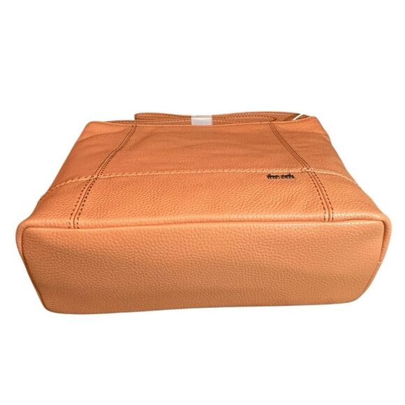 The Sak De Young Hobo Orange Nectar Leather Large Handbag Shoulder Bag Purse NWT - Picture 9 of 11